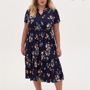 Torrid floral dress